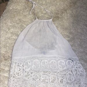 White Halter Top L
